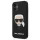 2. Etui Karl Lagerfeld Silicone Karl`s Head na iPhone 12 mini - czarne