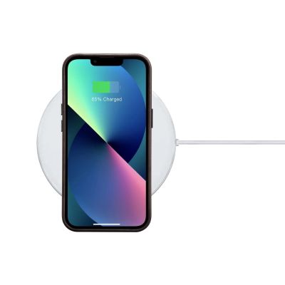 2. iCarer Oil Wax Premium Leather Case skórzane etui iPhone 14 Plus magnetyczne z MagSafe brązowy (WMI14220703-BN)