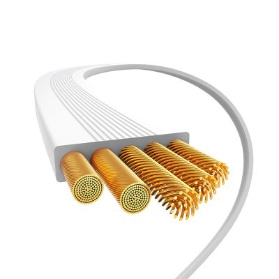 6. Kabel Baseus Free2Pull Mini 100W zwijany USB-C - USB-C 2m - biały