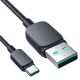 2. Kabel Joyroom Multi-Color Series A14 USB-A / USB-C 3A 1.2 m - czarny