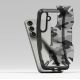 5. Etui Ringke Fusion X na Samsung Galaxy S25+ - czarny camo