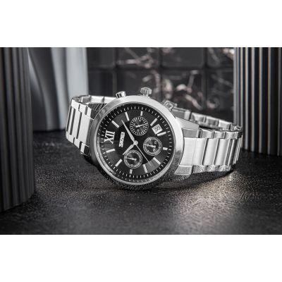 7. Zegarek Męski Skmei 9097BK + BOX