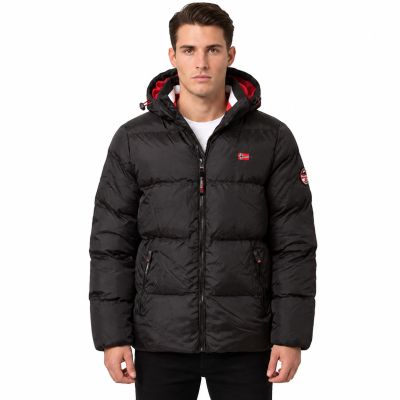 5. Parka męska Geographical Norway ANCELO BLACK DB MEN 001 (WY4478H/GN-BLACK)