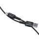 4. Acefast kabel MFI USB - Lightning 1,8m, 2,4A czarny (C4-02 A Black)