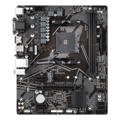 10. GIGABYTE A520M S2H płyta główna AMD A520 Socket AM4 micro ATX