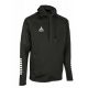 3. Bluza piłkarska treningowa rozpinana z kapturem SELECT Monaco czarna v24