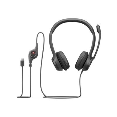 5. Logitech H390 USB Zestaw słuchawkowy Przewodowa Opaska na głowę Połączenia/muzyka USB Type-C Czarny