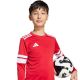 11. Koszulka dla dzieci adidas Squadra 25 Long Sleeve Jersey czerwono-biała JJ0041