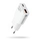 2. EVERACTIVE ŁADOWARKA SIECIOWA 1 X USB, 1 X USB-C QUICK CHARGE 3.0 20W SUPER SLIM BIAŁA SC-340Q