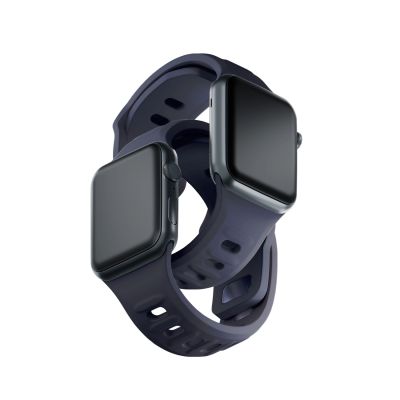13. Pasek silikonowy 3mk Silicone Watch Strap do Apple Watch 38 / 40 / 41 mm -szary