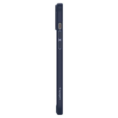 7. Etui Spigen Crystal Hybrid na iPhone 15 Plus - przezroczysto-niebieskie