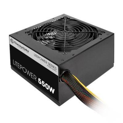 7. THERMALTAKE PSU LITEPOWER II BLACK 550W (ACTIVE PFC, 2XPEG, 120MM) PS-LTP-0550NPCNEU-2