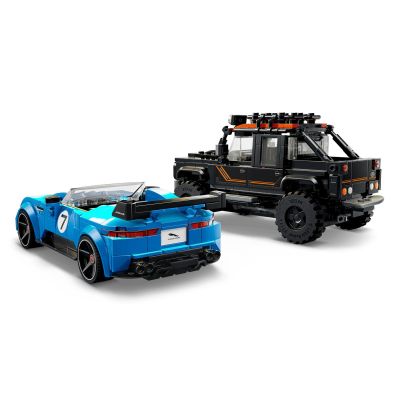 6. LEGO Speed Champions 77264 - Jaguar Project 7 i Land Rover Defender
