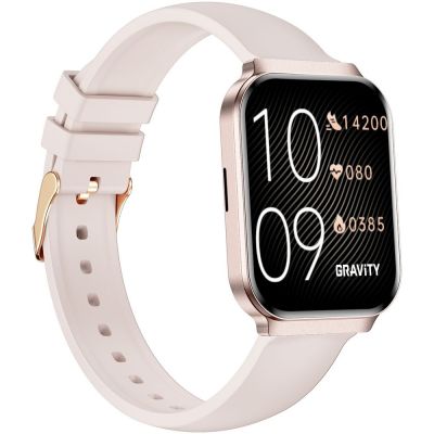 8. Smartwatch Gravity Różowy 2 Paski GT44-3