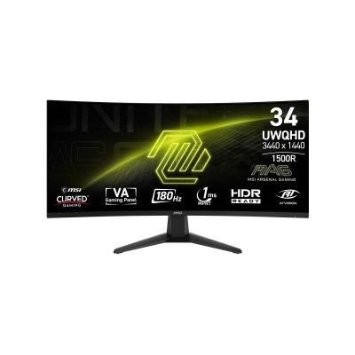 31. MSI Monitor 34" MAG 346CQ 34  UWQHD 180Hz