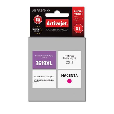 Activejet AB-3619MNX Tusz (zamiennik Brother LC3619M XL; Supreme; 20 ml; czerwony)