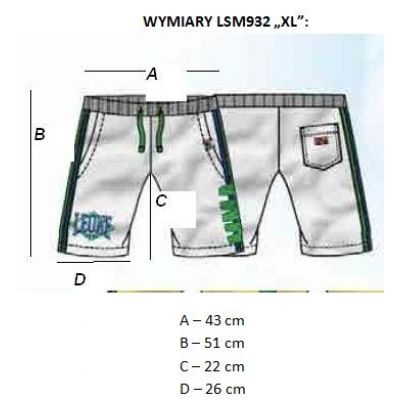2. Spodenki męskie LEONE LSM932/S16 białe "XL"