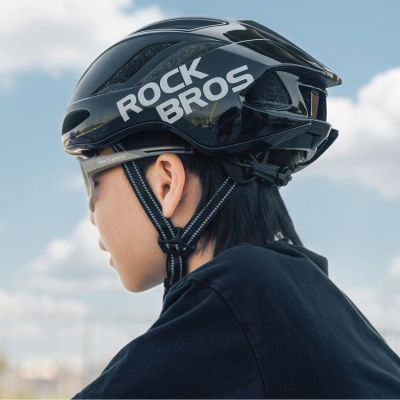 5. Kask rowerowy Rockbros TS-42 lekki 58-62 cm - czarny