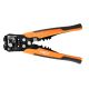 4. NEO TOOLS Automatyczny ściągacz izolacji 205 mm, czołowy + konektory 230 szt.