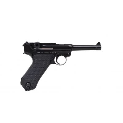 8. Wiatrówka pistolet RANGER P08 Parabellum KWC kal. 4,5 BBs BLOW BACK 21 strz. FULL METAL CO2 (AAKCMB410AZB)