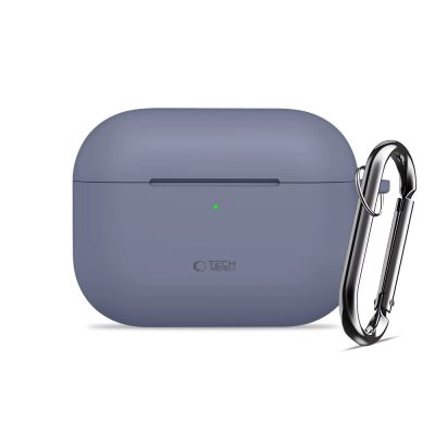 2. Etui Tech-Protect Silicone Hook na AirPods Pro - niebieskie