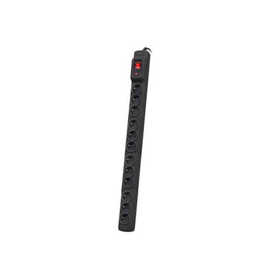 LISTWA ZASILAJĄCA RACK 19" ARMAC M12/30/CZ MULTI M12/10A 3M 12X 230V PL MONTAŻ PIONOWY CZARNA