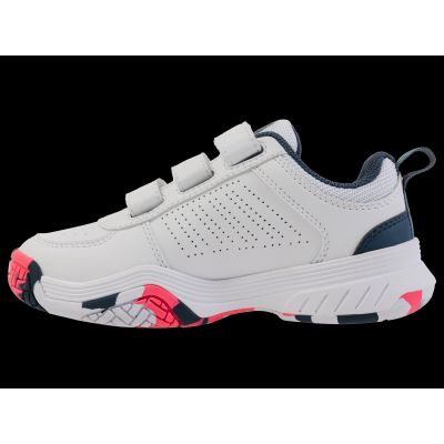 5. Sneakersy K-swiss COURTEXPRESS2STRAP WHITE/STARGAZER/NEON BLAZE-M (54495-129-M)