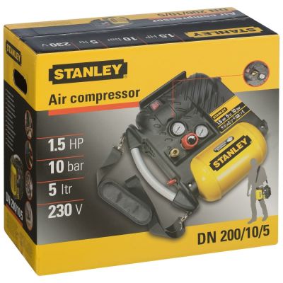 6. Sprężarka bezolejowa 230V 1,5Km ,5L STANLEY