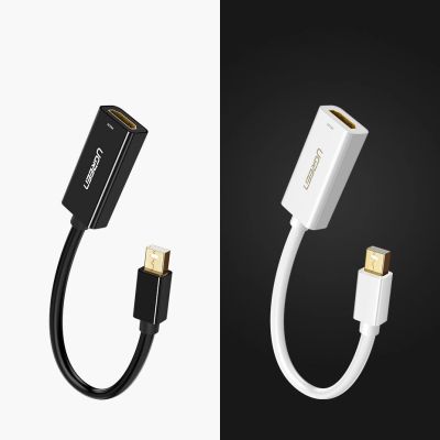 13. Adapter Ugreen MD112 10460 mini DisplayPort (męski) / HDMI (żeński) FHD 1080p - biały