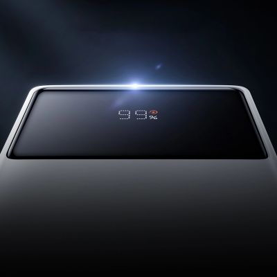 9. Powerbank Baseus Star-Lord 10000mAh 22,5W z wyświetlaczem cyfrowym i kablem USB-C 3A 30cm - biały