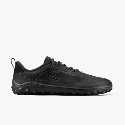 2. Buty damskie Vivobarefoot TRACKER LEATHER LOW WOMENS OBSIDIAN (209534-03)