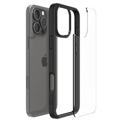 7. Etui Spigen Ultra Hybrid na iPhone 16 Pro Max - czarny mat