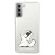 3. Etui Karl Lagerfeld Choupette Fun na Samsung Galaxy S21+ - przezroczyste