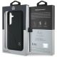 8. Etui Mercedes Leather Curved Stitches na Samsung Galaxy S25 - czarne