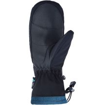 Rękawice narciarskie damskie VIKING Tanuka Mitten Ski Lady jednopalczaste czarno turkusowe   5