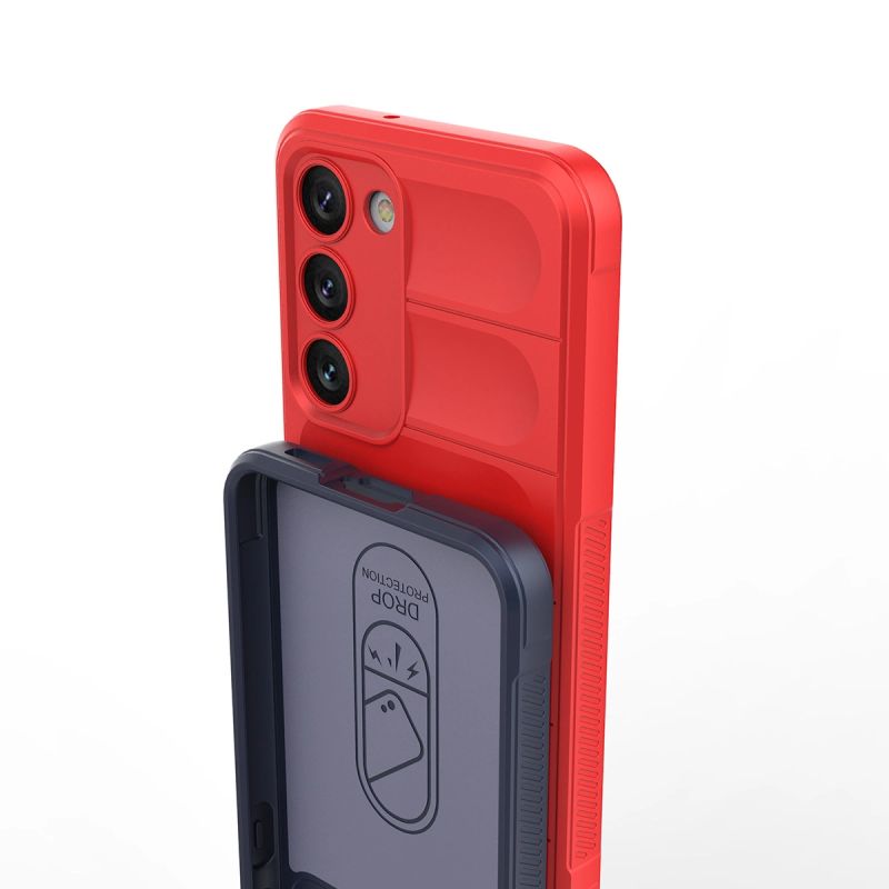 11. Magic Shield Case etui do Samsung Galaxy S23+ elastyczny pancerny pokrowiec niebieskie