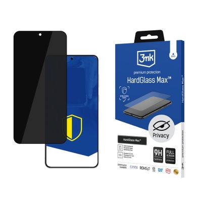 Szkło prywatyzujące 3mk HardGlass Max Privacy Black na Samsung Galaxy S25 Edge