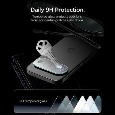 7. Szkło hartowane na obiektyw Spigen Optik Pro HD 2-Pack na Google Pixel 11