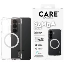 Etui CARE by PanzerGlass Samba Transparent Qi na Samsung Galaxy S26 - przezroczyste