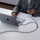 16. Kabel Ugreen 2w1 USB-C - 2xUSB-C PD 140W 2m - czarny