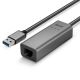 5. Lindy 43313 zmieniacz płci / kabli USB-A RJ-45 Srebrny