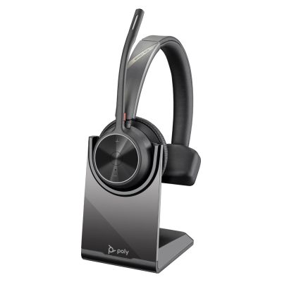 106. POLY Zestaw słuchawkowy Voyager 4310 USB-C + adapter BT700 + stacja ładująca