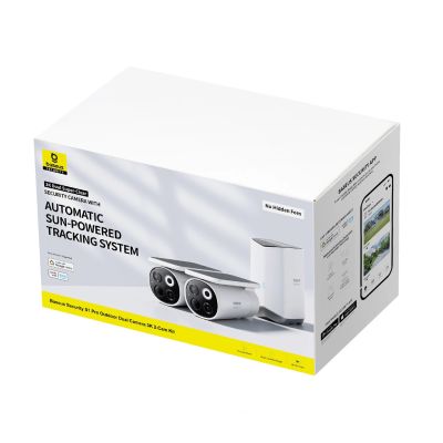 3. Zewnętrzny zestaw monitoringu Baseus Security S1 Pro Dual 3K (2 kamery) – biały