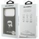 8. Etui Karl Lagerfeld IML Aquarelle Karl & Logo MagSafe na iPhone 17 Pro - czarne