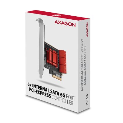 6. AXAGON PCES-SA6 Kontroler PCIe 6x wewn.