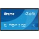 2. iiyama TW2424AS-B3P signage display Interaktywny płaski panel 60,5 cm (23.8") Wi-Fi 450 cd/m2 Full HD Czarny Ekran dotykowy Procesor wbudowany Android 24/7
