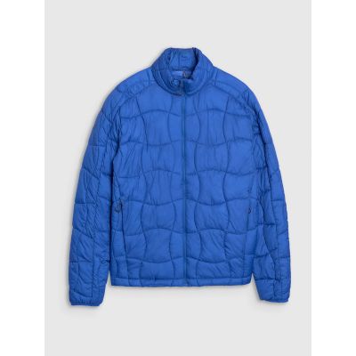 9. Kurtka puchowa trekkingowa z wypełnieniem Primaloft Silver męska 4F 4FWSS25TDJAM527-36S