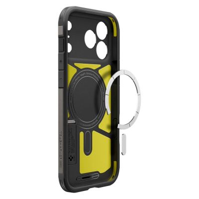 8. Etui Spigen Tough Armor "T" MagSafe na iPhone 17 Pro Max - szare