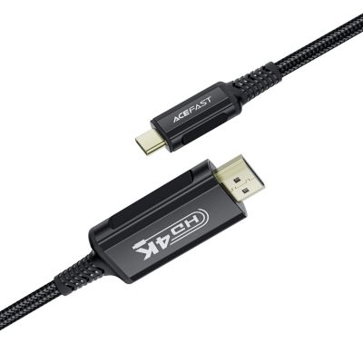4. Kabel Acefast C1 wideo USB-C / HDMI 4K 60Hz HDR 1.8m - czarny