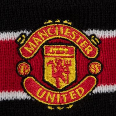 3. New Era Core Cuff Beanie Manchester United FC Hat 12122732 Czerwone One size
